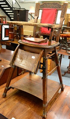 Lot 1131 - A child's highchair