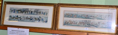 Lot 1186 - Six framed hunting and horse related prints