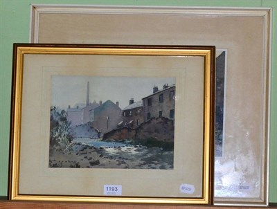 Lot 1193 - E J W Prior, Bradford Beck, The Canal, Slipton and Windermere, watercolours (3)