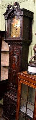 Lot 1211 - An 18th century longcase clock, Tobias Fletcher, Barnsley