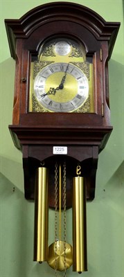 Lot 1225 - A reproduction wall clock, the dial signed Julian Stanton, Winchester