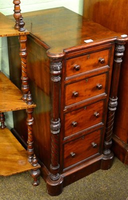 Lot 1227 - A pair of Victorian bedside cabinets