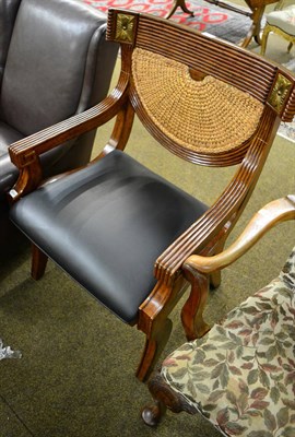 Lot 1268 - An Empire chair