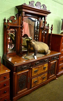 Lot 1330 - A mahogany dresser