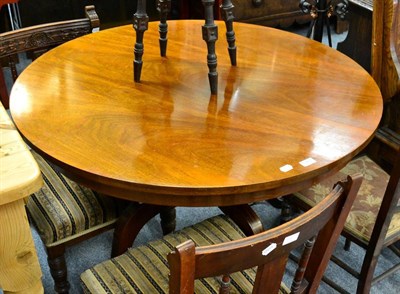 Lot 1360 - A reproduction mahogany centre table in the Regency style