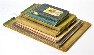 Lot 12 - A small group of mainly children's and illustrated books including; A Coon Alphabet, E.W....