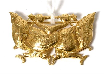 Lot 86 - A bird brooch