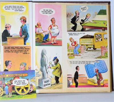 Lot 147 - An album of humorous postcards