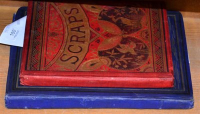 Lot 150 - Two Victorian/Edwardian scrap books