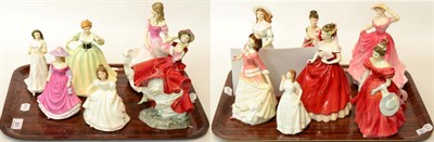 Lot 201 - Thirteen Royal Doulton ladies Cheryl HN3253, Sophie 'Lady of the Year-1998' HN3995, Lily...