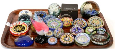 Lot 202 - A group of Perthshire, Caithness and other paperweights