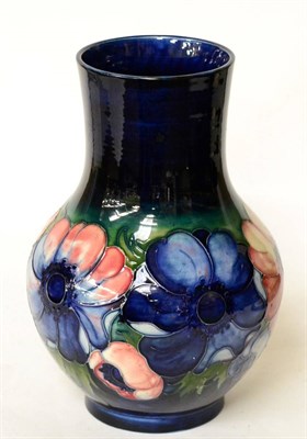 Lot 239 - Moorcroft pottery Anenome pattern baluster vase