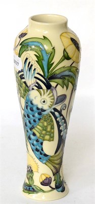 Lot 243 - A Moorcroft pottery vase 'Fishing For Dreams' by Nichola Slaney ltd edition 40/50 (second)