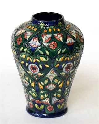 Lot 245 - A Moorcroft Anatolia pattern vase by Rachel Bishop