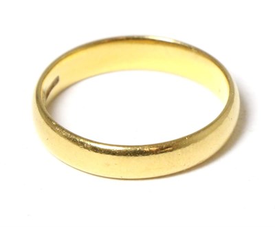 Lot 269 - A 22 carat gold band ring