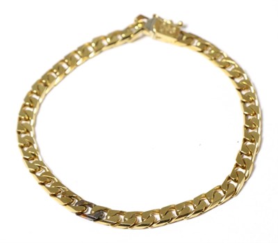 Lot 282 - An 18 carat gold bracelet