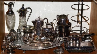 Lot 355 - A large collection of silver-plate, EPNS and pewter wares, mostly 20th century (qty)