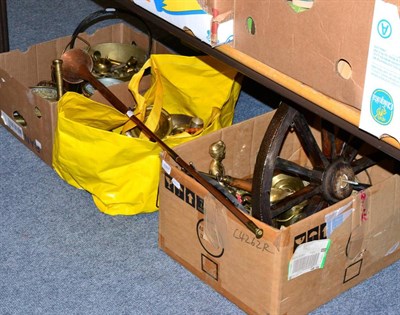 Lot 1007 - Large quantity of assorted brass and copper items