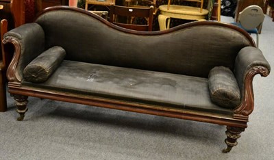 Lot 1080 - A William IV mahogany framed sofa