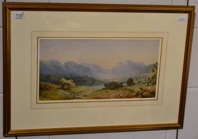 Lot 1120 - Cornelius Pearson, View at Elterwater, watercolour