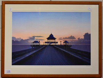 Lot 1126 - End of the Pier, print by Nick Cudworth, No 13/50