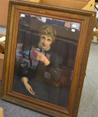 Lot 1130 - A large Victorian print in a gilt frame