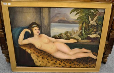 Lot 1141 - 20th century school study of a nude, oil on canvas