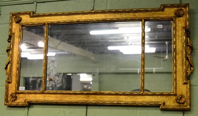 Lot 1237 - Late 19th/early 20th century gilt mirror