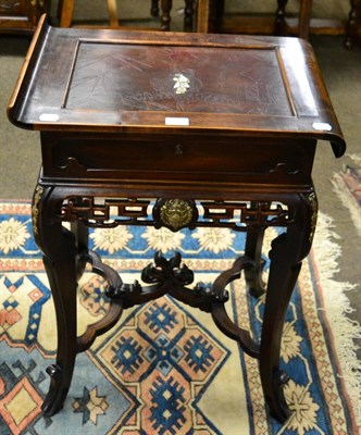 Lot 1281 - A Chinese work table