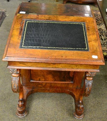 Lot 1282 - A 19th century mahogany Davenport