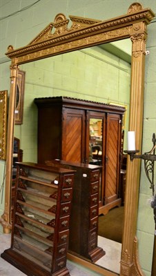 Lot 1335 - Large gilt framed mirror