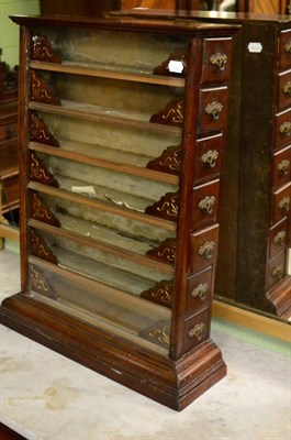 Lot 1336 - A shop display Victorian cabinet, glass front