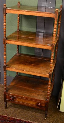 Lot 1341 - A Regency four tier whatnot