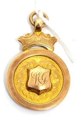 Lot 71 - A 9ct gold golfing medal