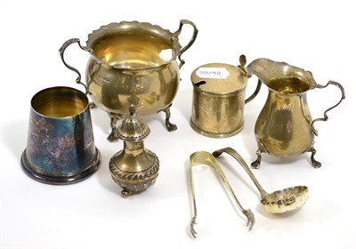 Lot 87 - Various silver and plated wares (qty)