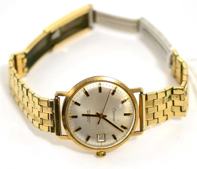 Lot 90 - A 9ct gold automatic watch
