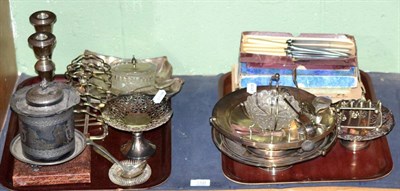 Lot 150 - A quantity of assorted silver plate