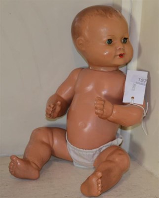 Lot 157 - Composition bent limb baby doll