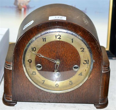 Lot 172 - A Junghans striking mantel clock and a chiming mantel clock
