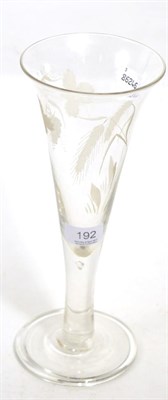 Lot 192 - A large engraved goblet