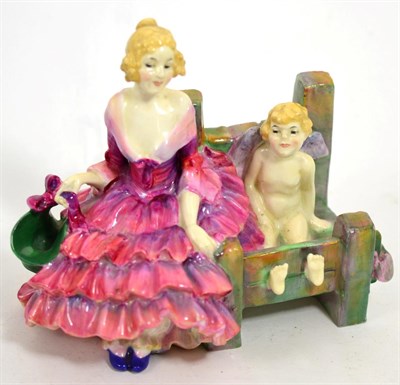 Lot 203 - A rare pre-war Royal Doulton figure 'Love Locked In' HN1474