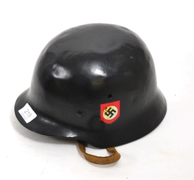 Lot 219 - A copy Second World War German M35 type helmet