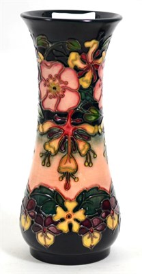 Lot 255 - A modern Moorcroft ";Oberon"; pattern vase 20.5cm (boxed)