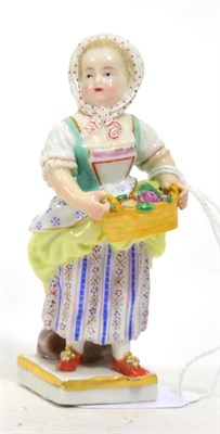 Lot 288 - A Meissen figure of a girl