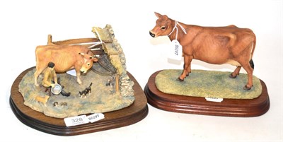 Lot 328 - Two Border Fine Arts cow models