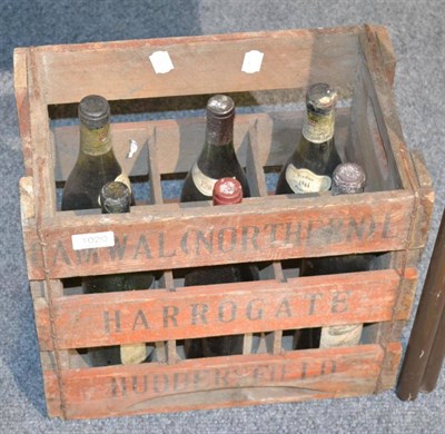 Lot 1020 - Six assorted bottles of wine including Gevrey Chambertin Pierre Ponelle 1964