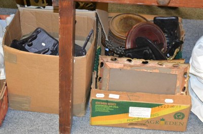 Lot 1045 - Three boxes of hardwood stands