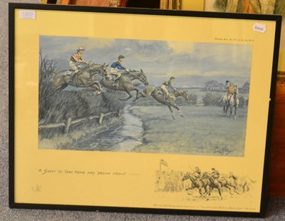 Lot 1200 - After Snaffles, a colour print, ";A Sight To Take Home and Dream About"