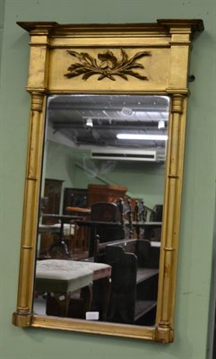 Lot 1220 - A 19th century gilt framed rectangular wall mirror