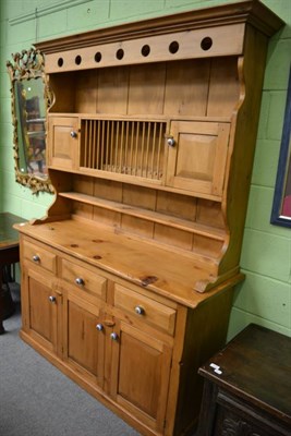 Lot 1225 - A pine kitchen dresser